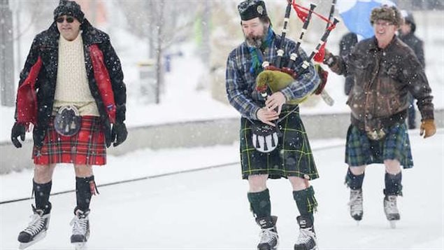 Patinage canadien en kilt