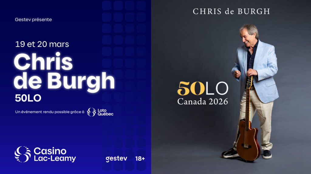 Christ de Burgh au Théâtre du Casino du Lac-Leamy
