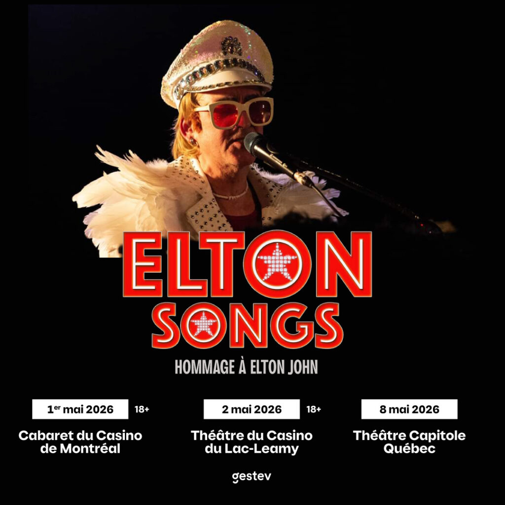 ELTON SONGS – Hommage à Elton John au Casino du Lac-Leamy